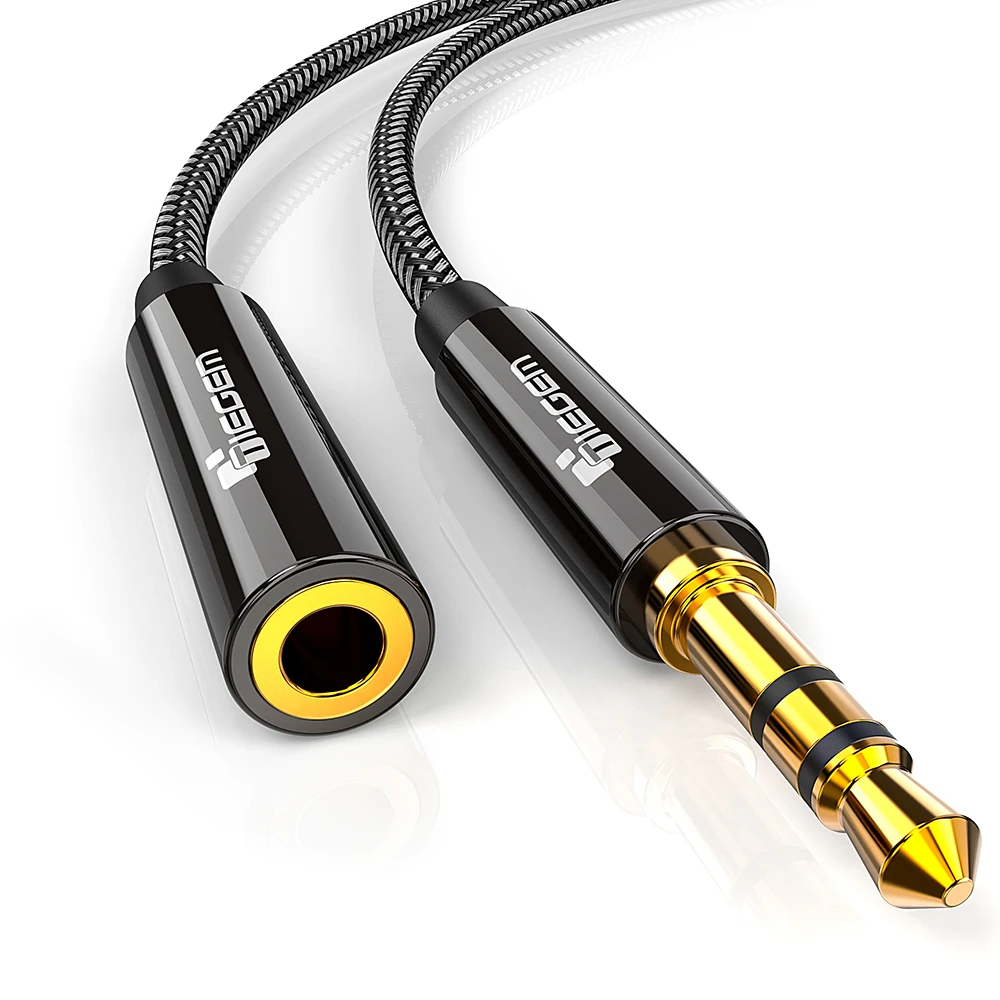 Кабель-удлинитель TIEGEM 3,5 мм со штекером на гнездо Aux, кабель для наушников, кабель-удлинитель 3,5 мм для iPhone, автомобиля, MP3-плеера