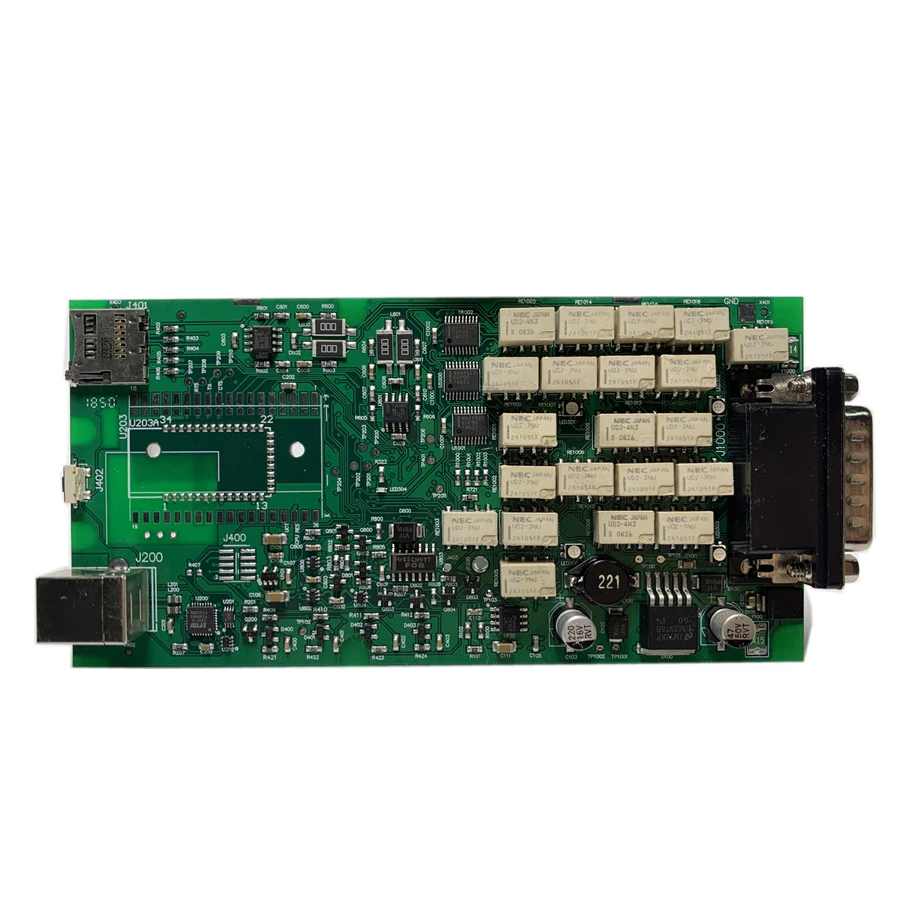 A + качественная зеленая Одиночная печатная плата новый дизайн 2016 00 с Keygen obd2