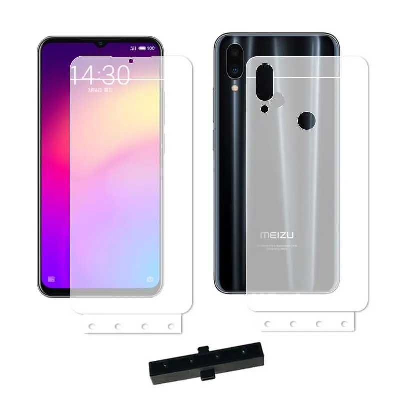 

MAIJIEKE New Soft HD TPU Nano Front+Back Film For MEIZU Note 9 note9 Screen protector Hydrogel Film not glass