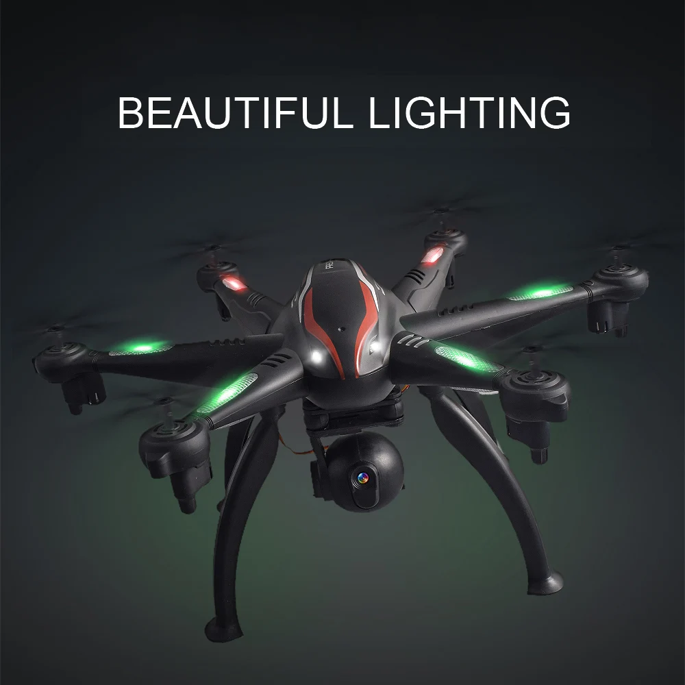 L100 дрона с дистанционным управлением 2,4G 720P 1080P широкоугольный WiFi FPV Камера 6-осевой gps Дрон Авто следовать Радиоуправляемый гексакоптер Электроника RC игрушки для взрослых и детей