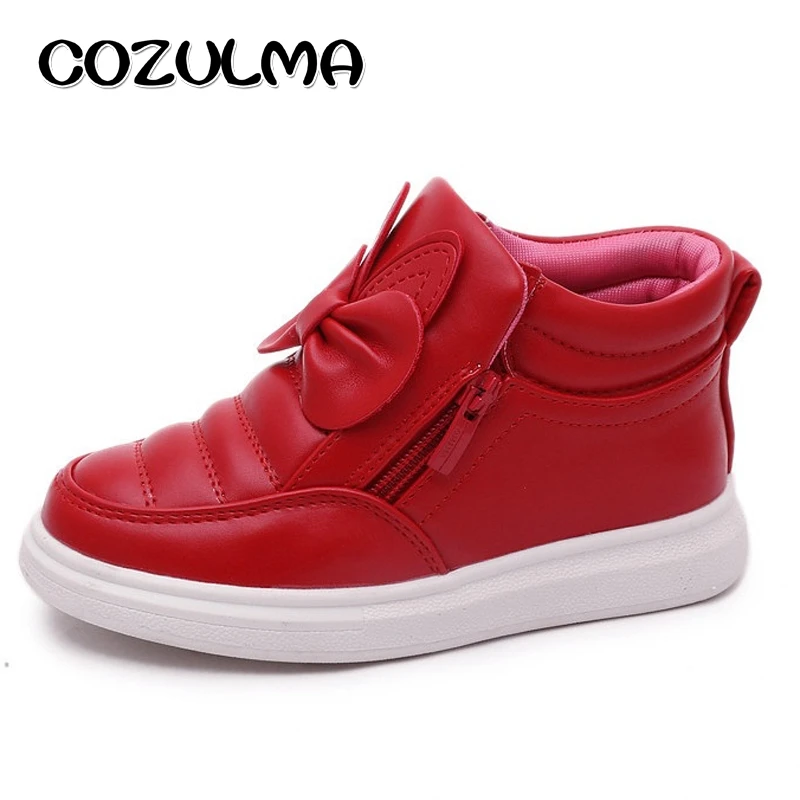 Детская обувь COZULMA осенне-зимняя из искусственной кожи с заячьими ушками