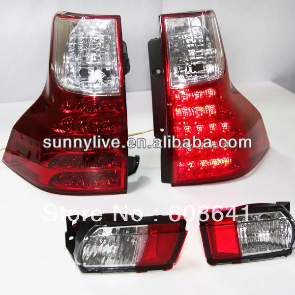 

For TOYOTA Prado 2700 FJ150 LED Tail Lamp Red White Color 2009 -12 year