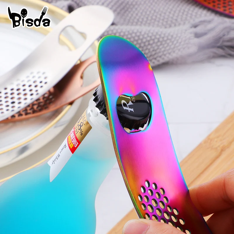 Пресс для чеснока из нержавеющей стали с открывалкой пива многофункциональный