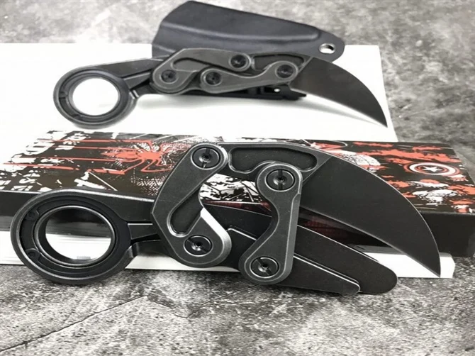 Karambit нож 60 61HRC M390 Порошковая сталь Высокое качество Открытый Отдых EDC инструмент