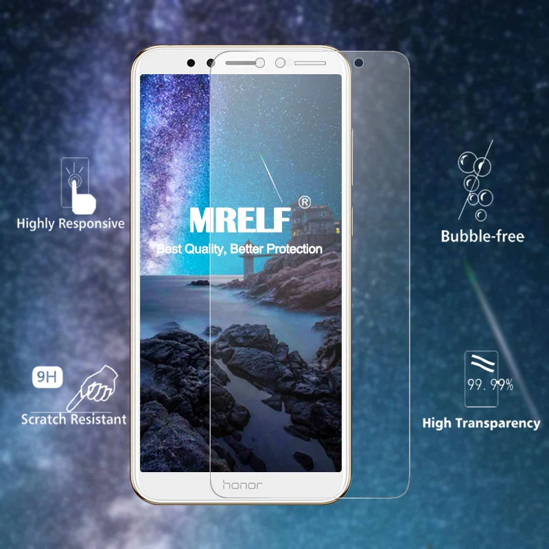 2 шт. закаленное стекло для Huawei Honor 7A защита экрана DUA-L22 5 45 AUM-AL29 7 на Защитное Pro |