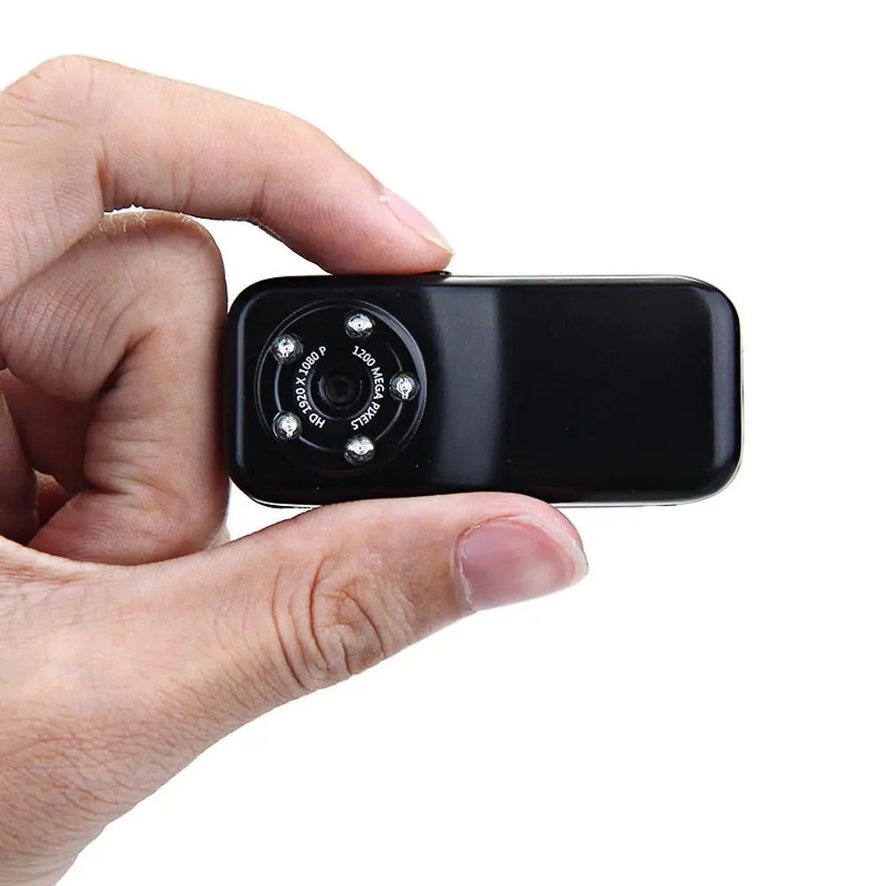 Мини 120 градусов Видеорегистраторы для автомобилей с ИК Ночное видение 1080 P Full HD