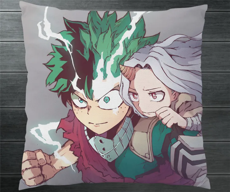 Boku No My Hero Академия Dabi Izuku Midoriya двухсторонний Чехол на подушку 40x40 см оболочка чехол