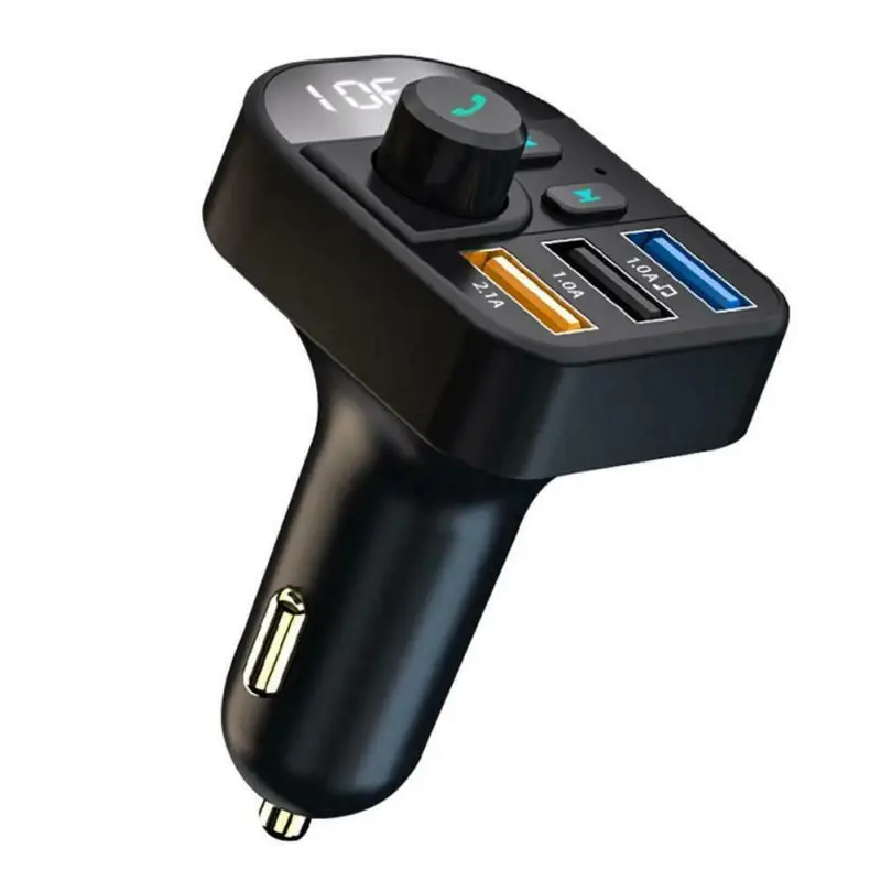Беспроводной FM трансмиттер Y9 Bluetooth 3 0 MP3 плеер светодиодный USB порта|MP3-плееры| |