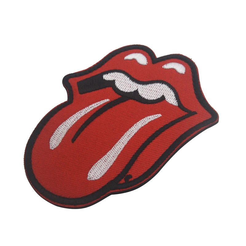 Язык губы ROLLING STONES The Rolling Stones музыка песни тяжелый металл панк Рок ролл Группа Логотип футболки нашивки значки аппликации