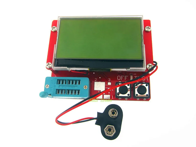 

Небольшой 12864 ЖК-тестер транзисторов измеритель емкости ESR диодный Триод MOS LCR NPN