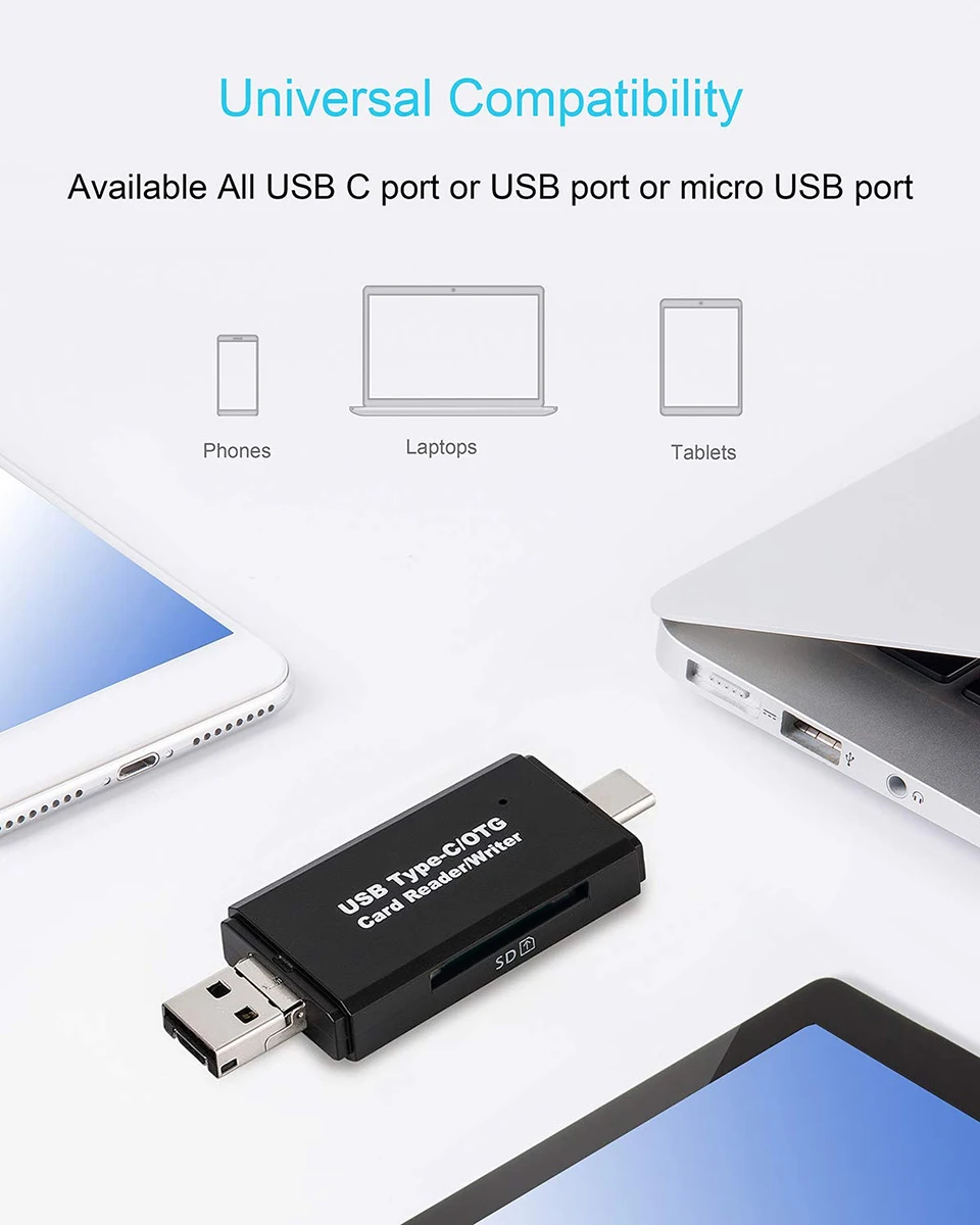 3 в 1 OTG устройство для чтения SD карт USB 0|Картридеры| |