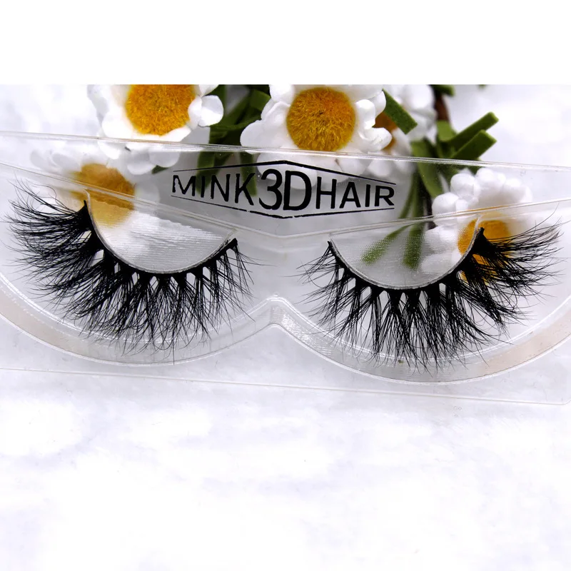 L023 3D mink hair Thick Long False Eyelashes Natural Fake Eye Lashes Professional Makeup Crossing Full Strip Wispy | Красота и