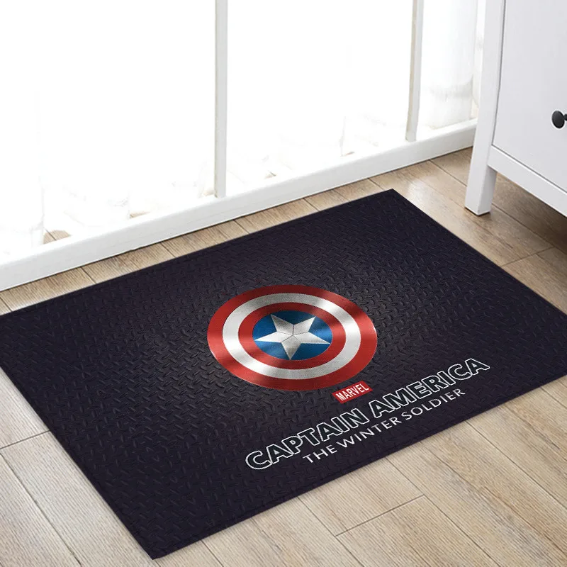 Disney Marvel модные персональные коврики Нескользящие Бэтмен Человек паук Мстители