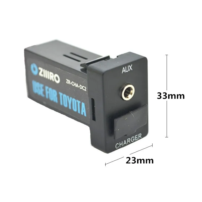 Автомобильный интерфейс USB зарядное устройство разъем адаптер и Aux аудио вход для