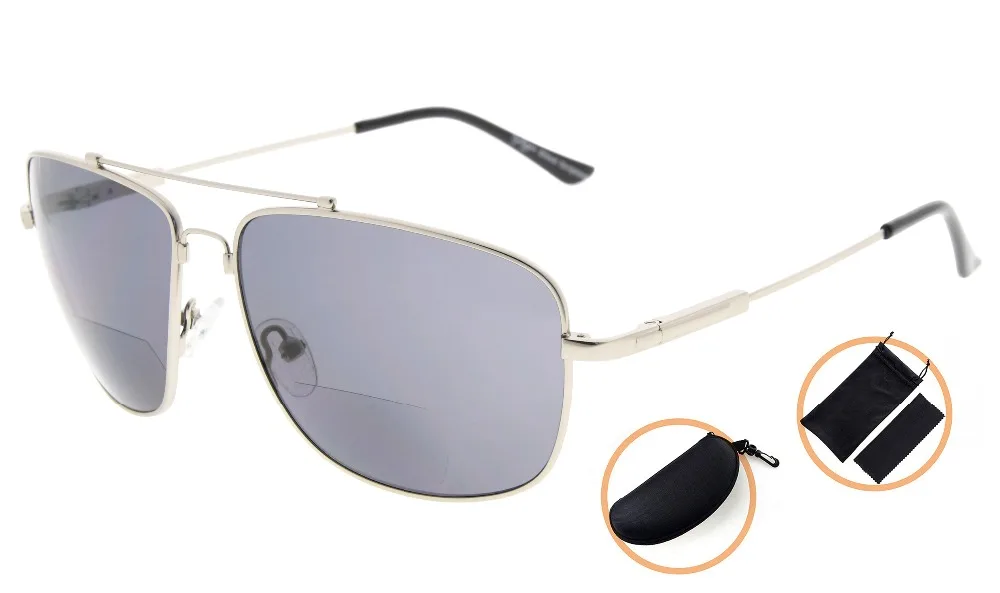 SG1801 Eyekepper памяти двухфокусные солнцезащитные очки гибкие Титан солнцезащитные очки для чтения