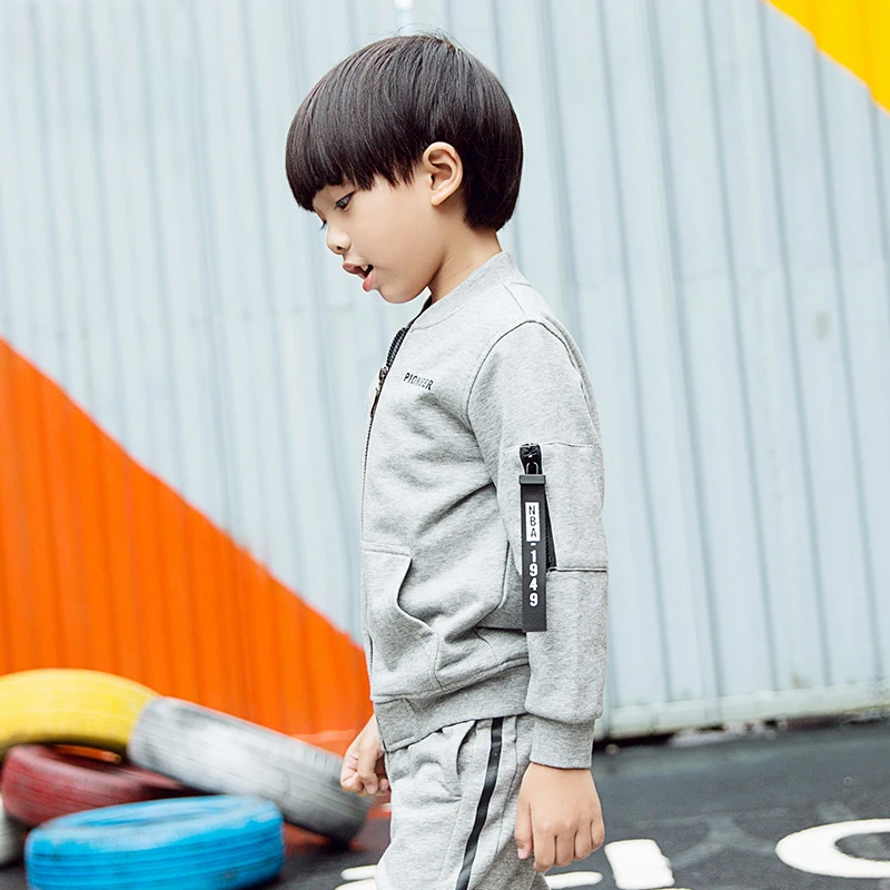 Pioneer Kids/ комплект одежды для мальчиков 18 мес.-10 лет, новая модная детская одежда с Бэтменом для мальчиков 2 предмета, штаны с капюшоном, спортивный костюм для девочек