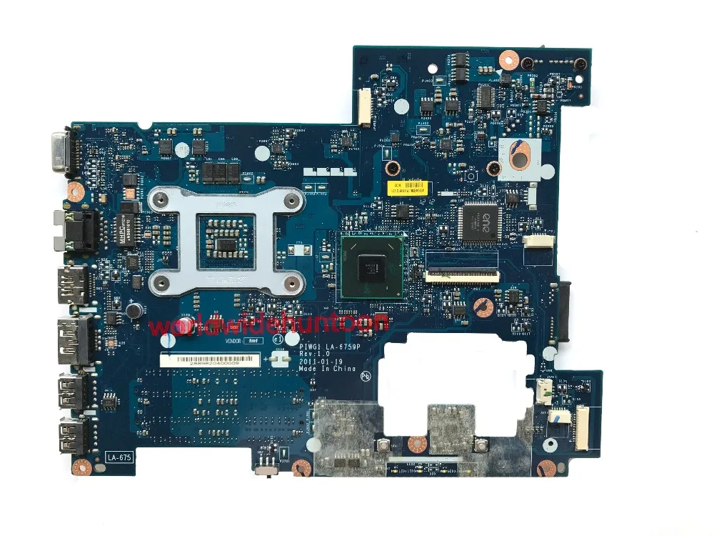 Стильная материнская плата для ноутбука Lenovo G470 PIWG1 LA 6759P SlJ4P HM65 DDR3 100% полностью