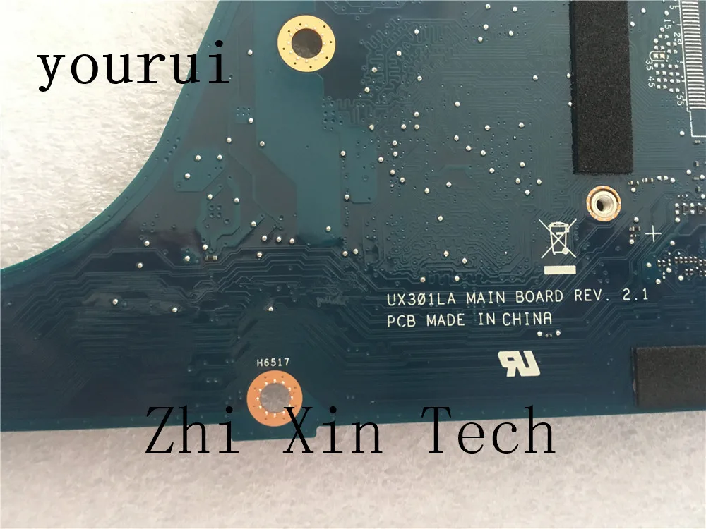 yourui for asus ux301la ux301laa laptop motherboard with i7 4500u cpu 8gb ram ddr3 test all functions 100 free global shipping