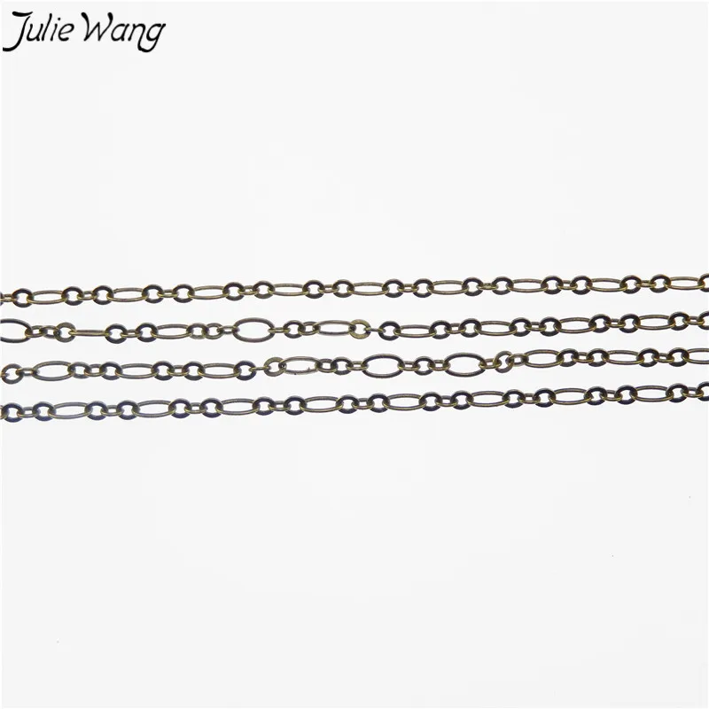 Julie Wang 2 метра медная металлическая цепочка ручной работы ожерельлье в винтажном