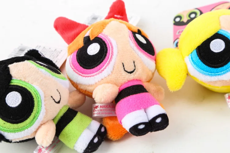 3 шт./лот 10 см мягкие плюшевые куклы для девочек пузырьки красивых девушек
