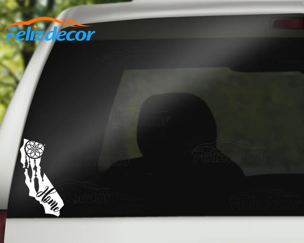 Виниловая наклейка на автомобиль Ловец снов в стиле Калифорнии L383|Наклейки