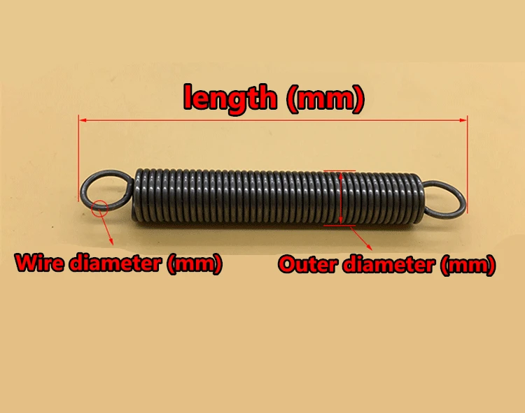 FUMAO Manufacture custom stainless steel compression spring coil Small with hook0.3*2*17/20/25(mm) | Обустройство дома