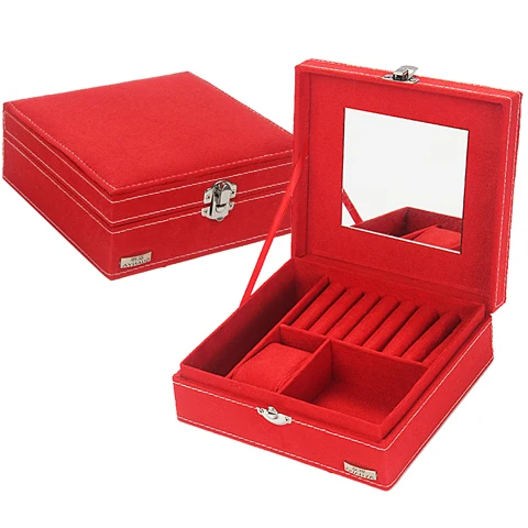 Красный фиолетовый Роза Розовая Принцесса дисплей ювелирных изделий Подарочная