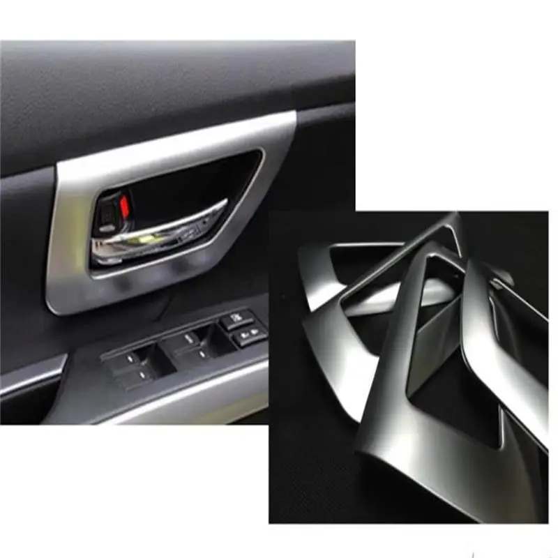 Для Suzuki 2014 2015 2016 SX4 S Cross ABS хромированный чехол для внутренней дверной ручки крышка