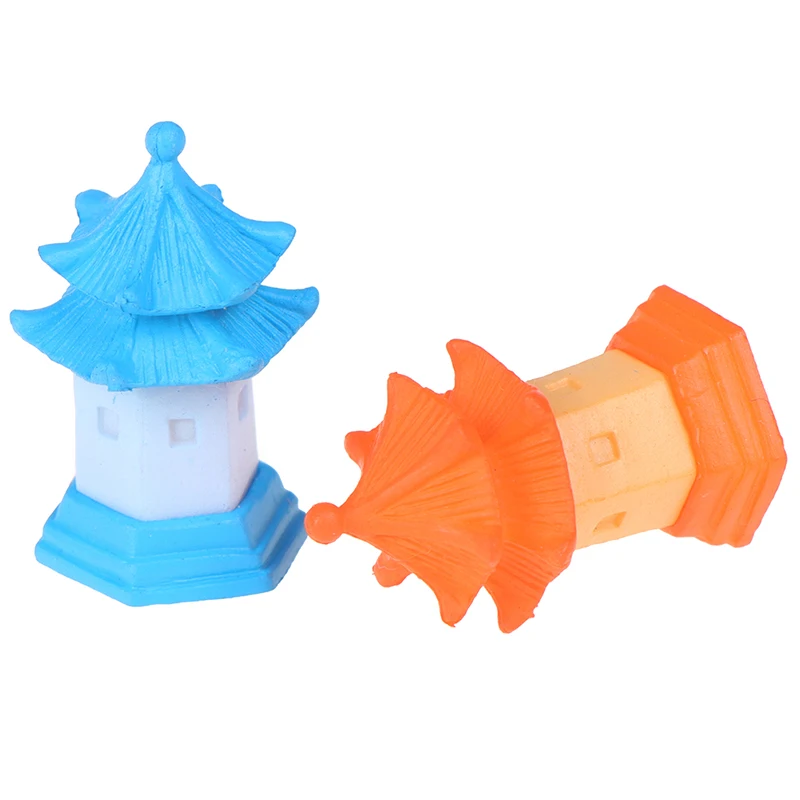 Сделай сам 2 шт Башня Фея садовые миниатюры фигурки для украшения дома Изделия из