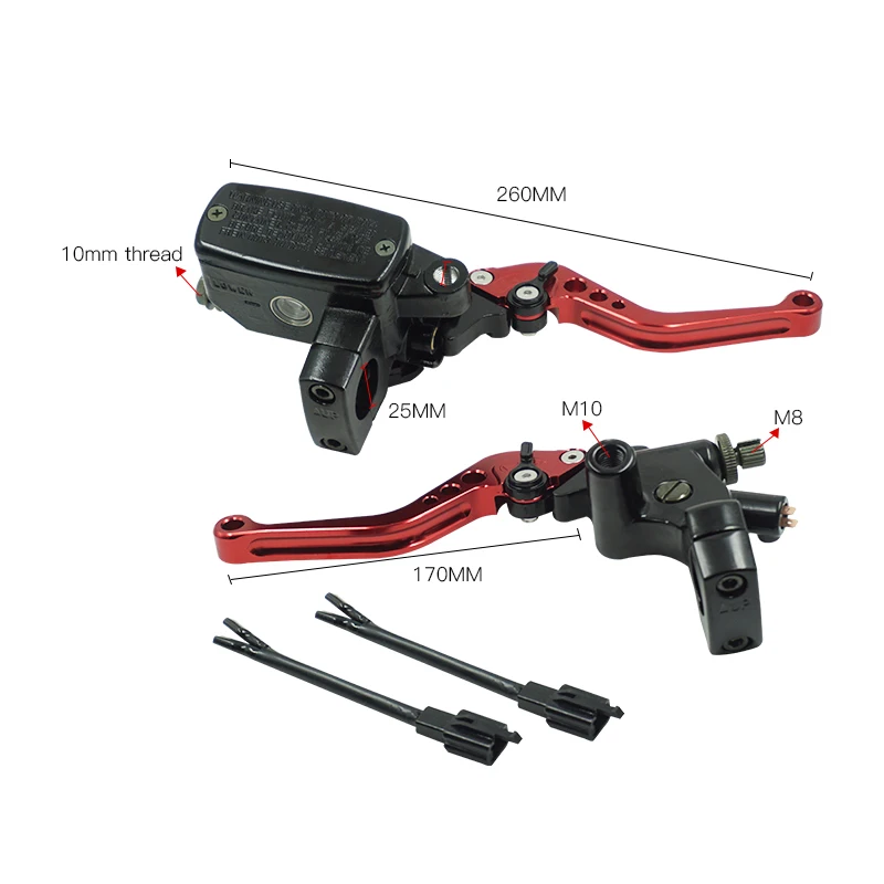 Передний Гидравлический Тормозной клатч 25 мм для мотоцикла главный цилиндр