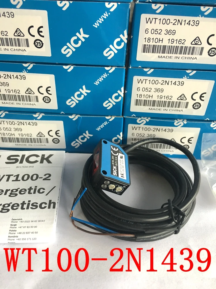 WT100-2N1439 Sick новый оригинальный фотоэлектрический переключатель | Электронные