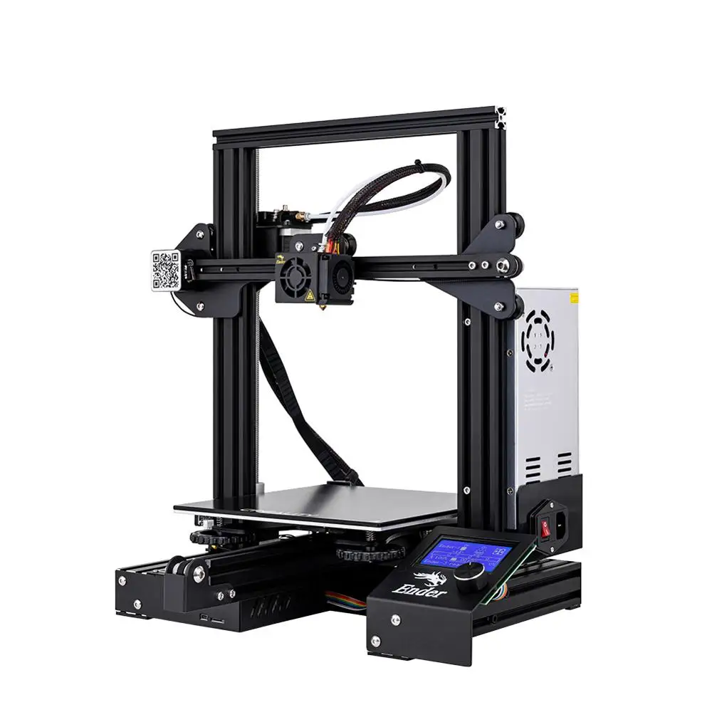 Ender-3/Ender-3X 3D принтер DIY набор большой размер принтер 3D Продолжительная мощность печати. Магнитная пластина Creality 3D Ender 3