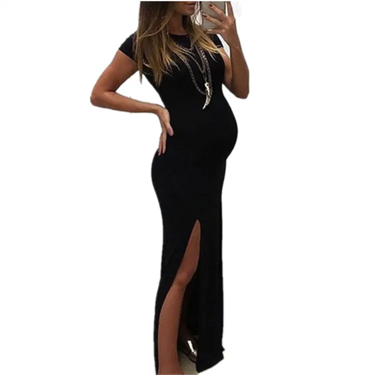2019 NEW ARRIVAL Summer Pregnant Women Sundress Dress Maternity women's Short Sleeve Pregnancy Clothes | Мать и ребенок