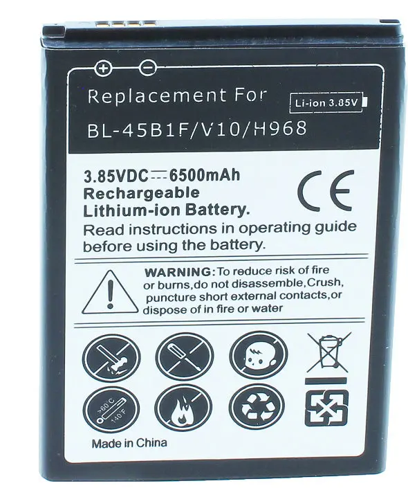 Сменный Расширенный Аккумулятор для LG V10 H901 VS990 H960A LS992 H968 H961N H900 + чехол черного