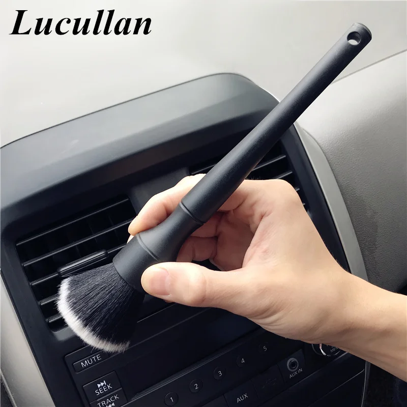 Lucullan 24 см щетка для чистки наружных поверхностей, колеса, отделка работы, гриль, эмблема/значок ультра мягкие волосы тонкие щетки