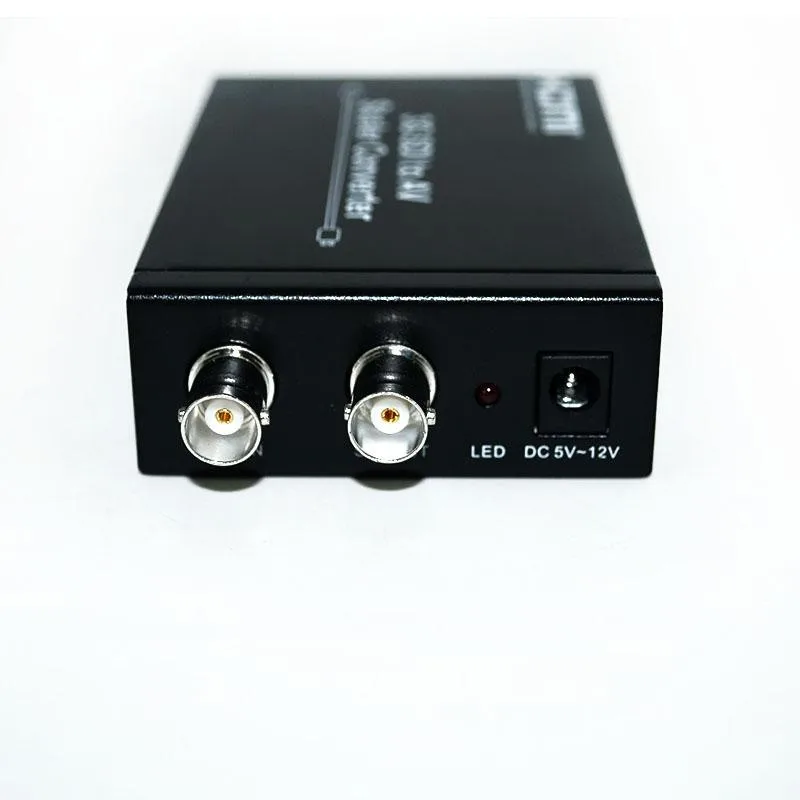 Новый 3G SDI в AV преобразователь скалера 3G/HD/SD R/L RCA адаптер с вилкой ЕС/США