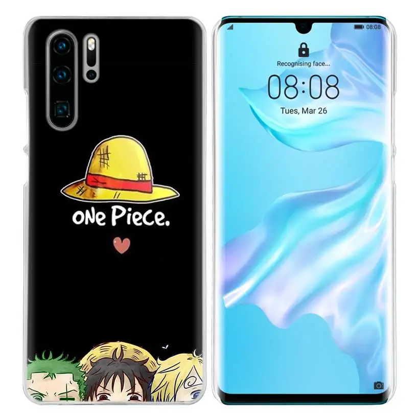 08 Цельный чехол D Luffy для huawei P20 P Smart Z Plus P30 P10 P9 P8 mate 10 20 lite Pro жесткий чехол для телефона с аниме - Цвет: 08