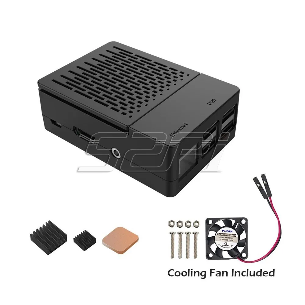 Raspberry Pi 3 Model B стартовый набор с EU/US/UK Мощность + чехол вентилятор охлаждения SD
