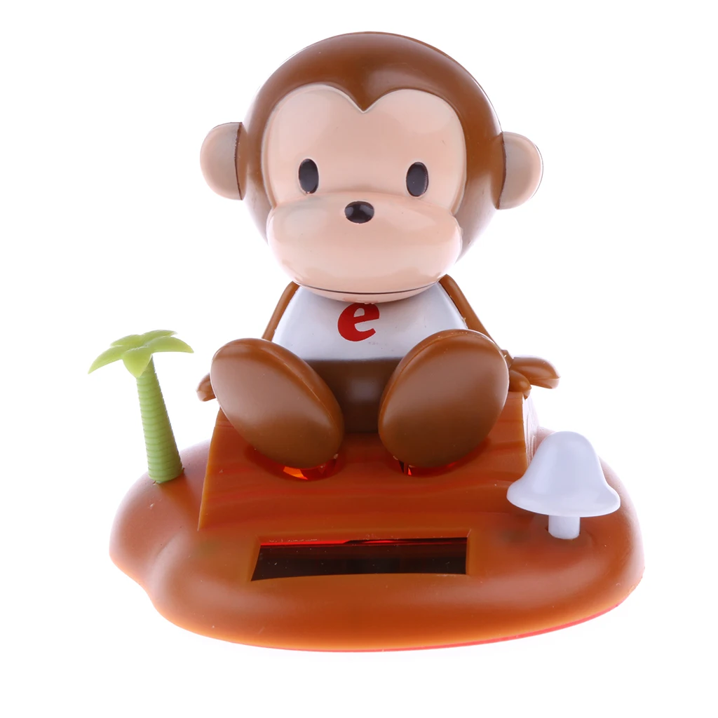 1 шт случайный цвет на солнечных батареях обезьяна Танцующая поплавок голова