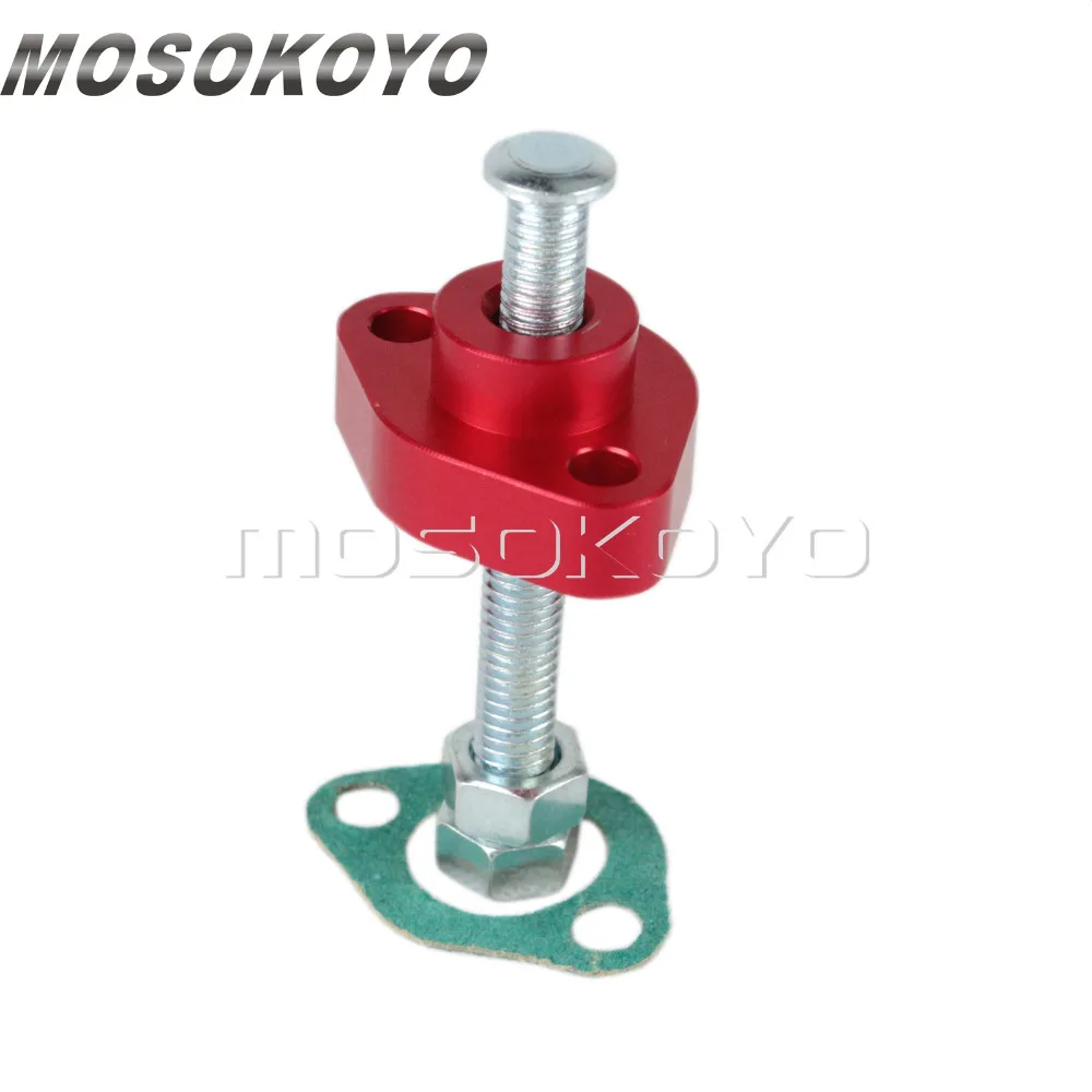 Черный мотоцикл ATV уличный Велосипед ручной натяжитель цепи для Honda VF 750c VTR 1000 TRX 250