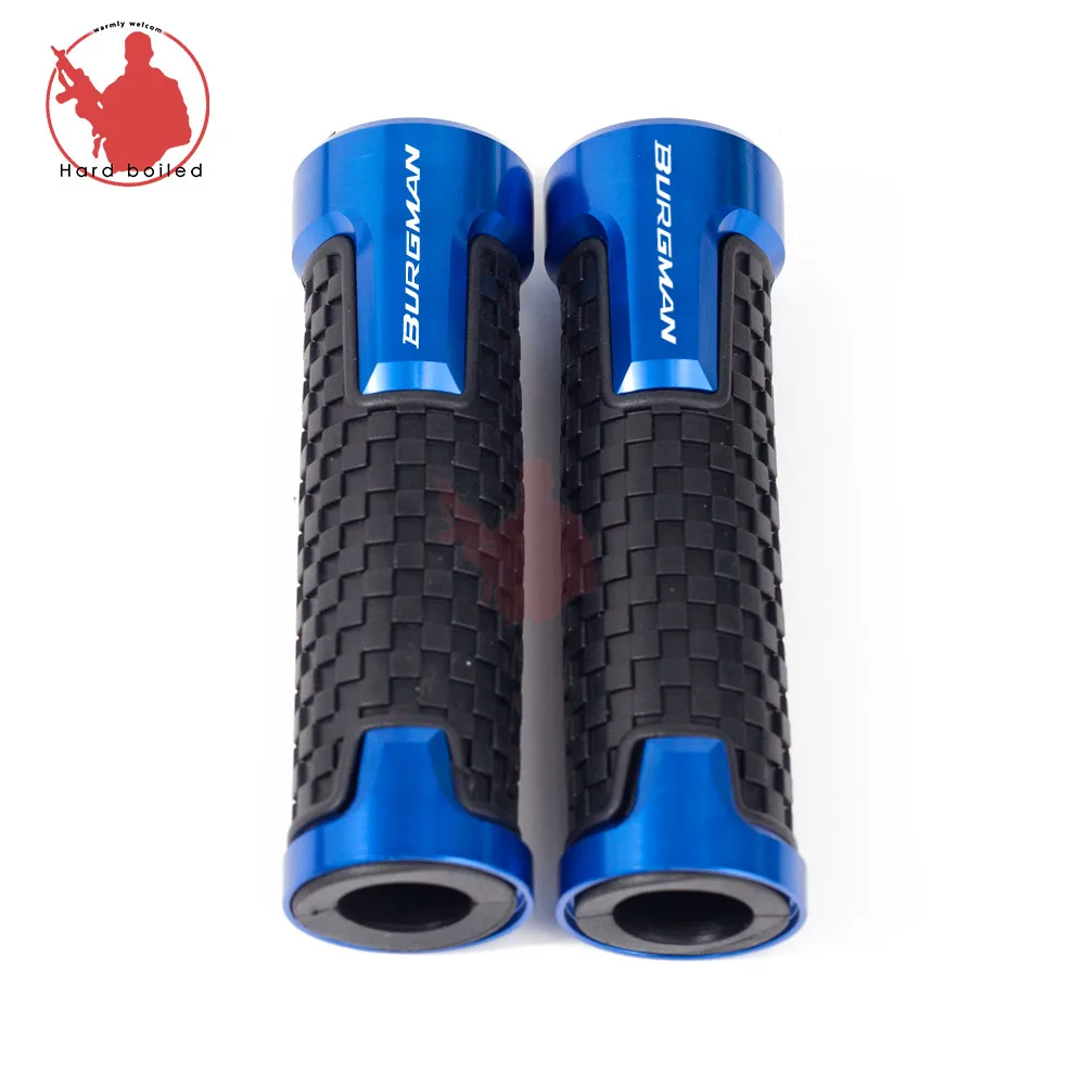 Для SUZUKI BURGMAN 650 400 125 200 AN650 AN400 AN125 AN200 мотоциклетные штыри 7/" 22 мм CNC алюминиевый резиновый гелевый ручка
