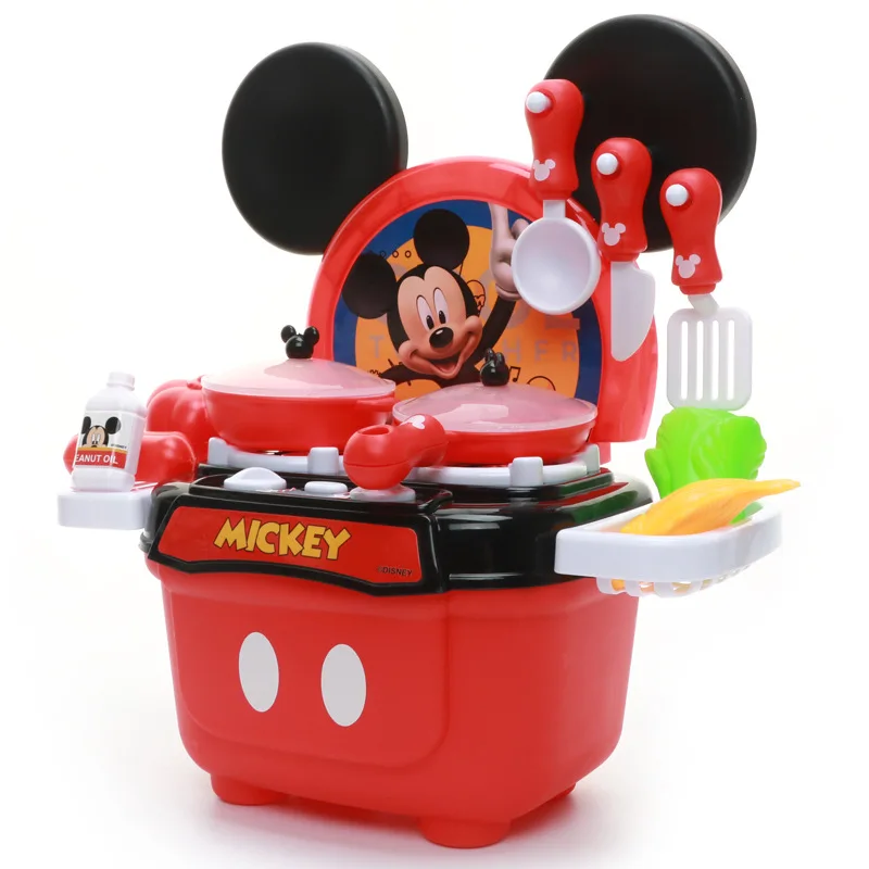 Disney притворяться играть Микки Минни кухонные игрушки дети мальчики и девочки