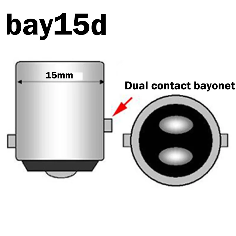 12V 3W 1157 BAY15D BAZ15D COB Светодиодный фонарь для автомобиля задний стоп-сигнал
