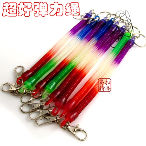 Выдвижной Телефонный Шнур весна брелок мобильный телефон цепи пластиковый