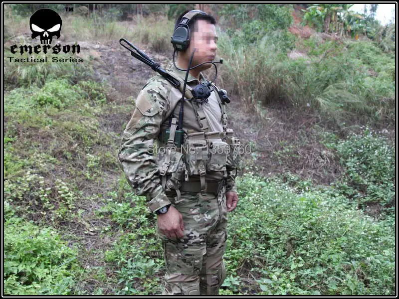 EMERSON Gen2 Боевая рубашка костюмы BDU брюки и прокладки боевая униформа Мультикам