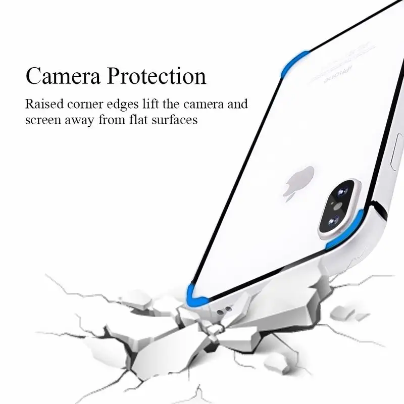 Ascromy металлический бампер чехол для iPhone 11 Pro Max XS Алюминиевый ТПУ Гибридный Apple 7 8