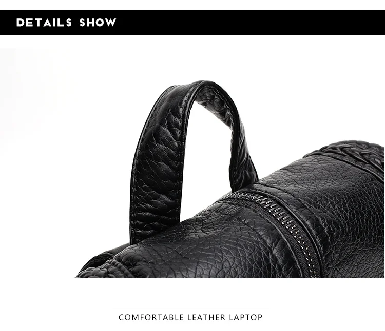 Женские рюкзаки из мягкой кожи, вместительные сумки на плечо для путешествий, Женский мягкий кожаный рюкзак с эффектом потертости, Sac A Dos