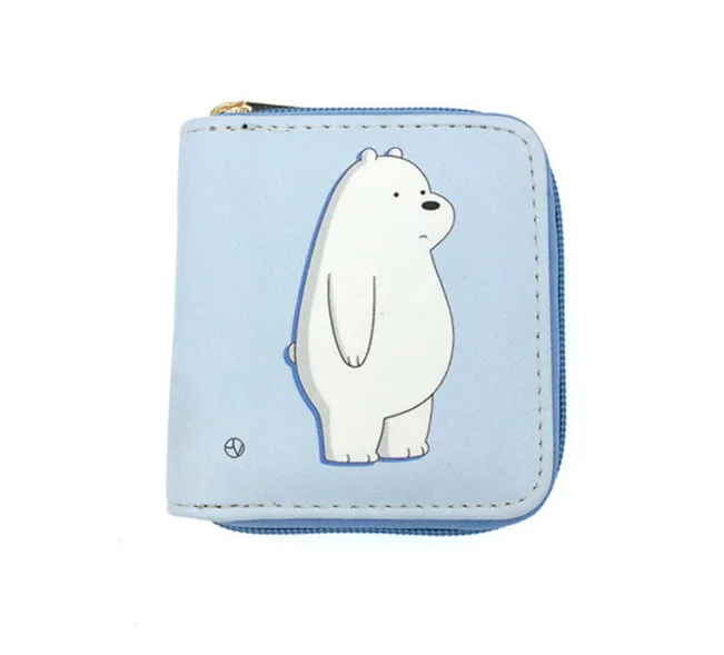 11 short purse JR Новинка, короткий кошелек из искусственной кожи на молнии с рисунком арбуза, панды, кота, кролика, медведя, животных, для девушек, кошелек для денег, ID, карт, кошелек для монет - Цвет: 11 short purse JR