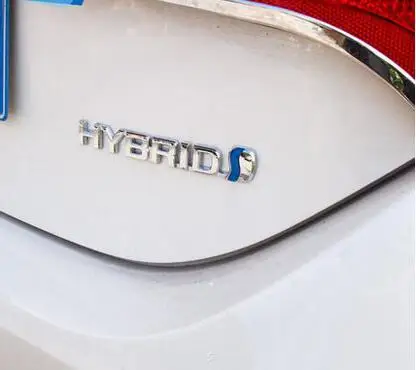 Jdm Наклейка 3D металлическая гибридная Автомобильная наклейка эмблема значок для