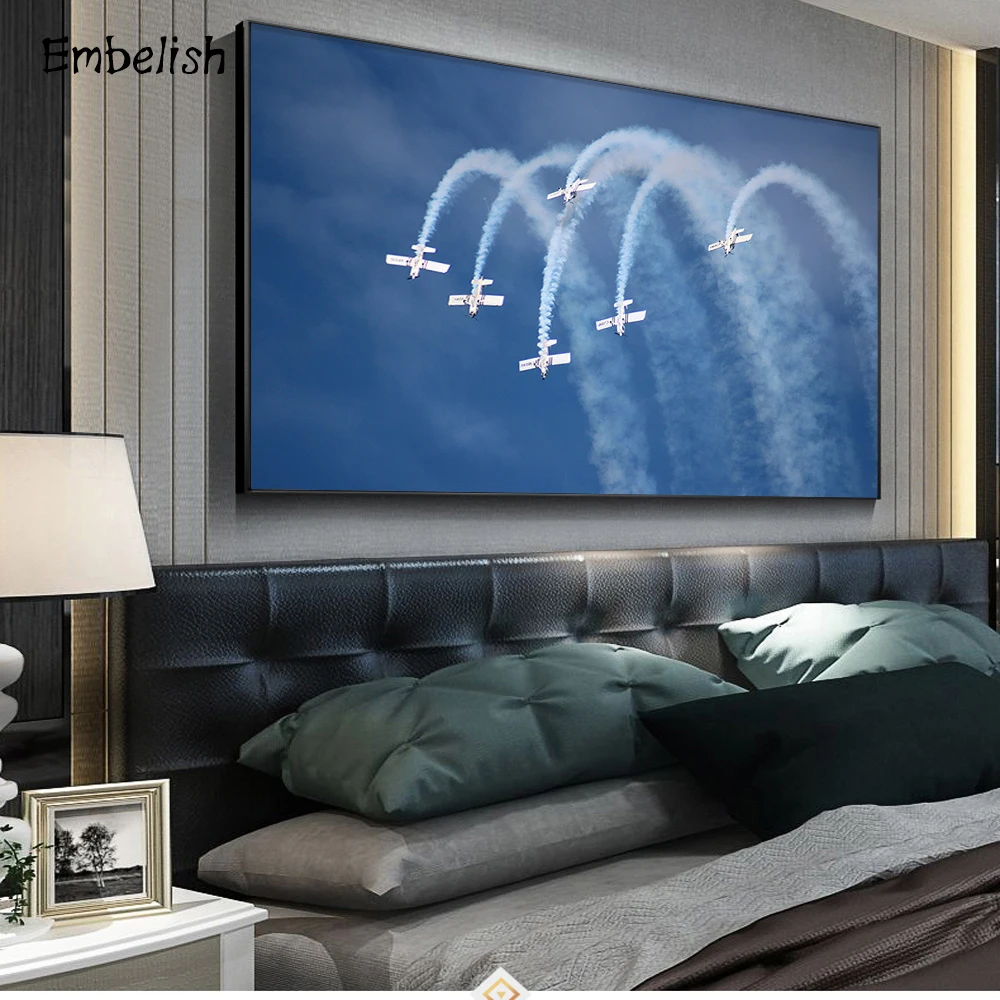 Украшение 1 шт. самолеты выровненный пейзаж Современный домашний декор настенные